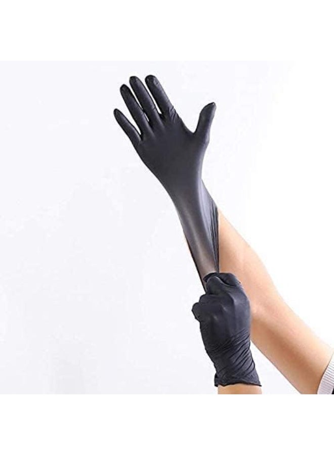 Falcon Nitrile Gloves 100 Pieces Powder Free Small Black - Image 2
